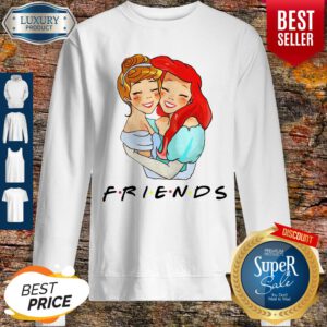 Pretty Cinderella And Ariel Friends Sweatshirt