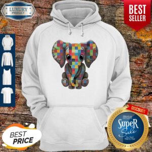 Pretty LGBT Baby Elephant Hoodie