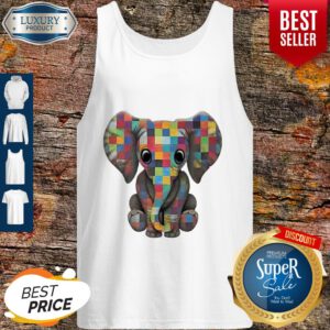 Pretty LGBT Baby Elephant Tank Top