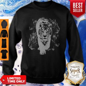 Pretty Tiger White Sweatshirt