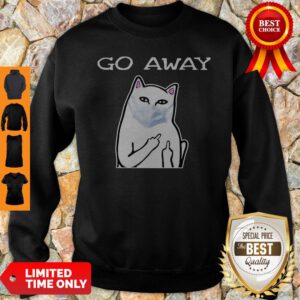 Top Cat White Mask Go Away Sweatshirt