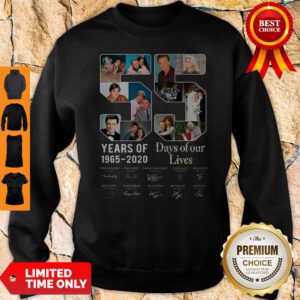 Official 55 Year Of Days Of Our Lives 1965 2020 Signatures Sweatshirt