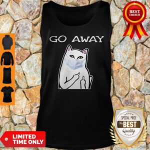 Top Cat White Mask Go Away Tank Top