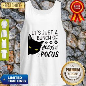 It's Just A Buch Of Hocus Pocus Black Cat Tank Top