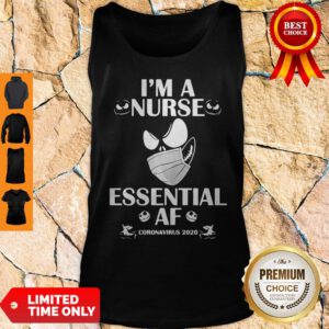 I’m Nurse Essential AF Coronavirus 2020 Version Jack Skellington Tank Top