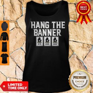 Official East Lansing Hang the Banner 1979 2000 2020 Tank Top