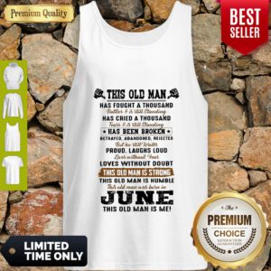 Official This Old Man Has Fought A Thousand Tank Top