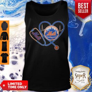 Nice New York Mets Nurse Heart Tank Top