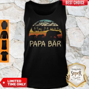 Nice Camping Papa Bar Vintage Tank Top