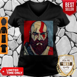 Top Kratos Red Dead Redemption V-neck