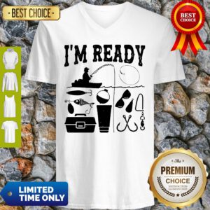 Top That Enough I'm Ready Fishing V-neck