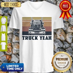 Vintage Truck Yeah Mother Trucker V-neck