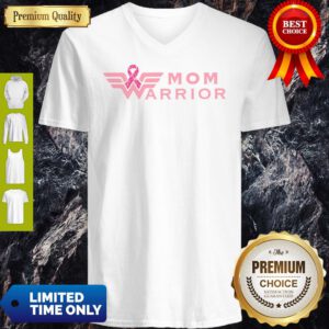 Top Mom Warrior V-neck