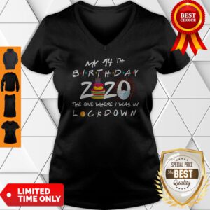 My 14th Birthday 2020 The One Where I Was In Lockdown V-neck