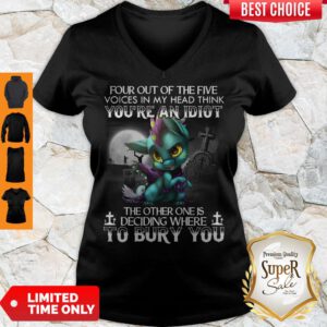Dragon Four Out Of The Five Voices In My Head Think You’re An Idiot V-neck