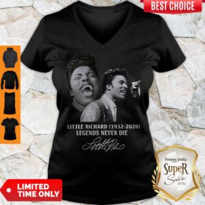 Little Richard 1932 2020 Legends Never Die Signature V-neck