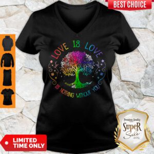 Nice Love Is Love Is Nothing Without You V-neck