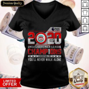 2020 English Premier League Champions Liverpool Fc You’ll Never Walk Alone V-neck