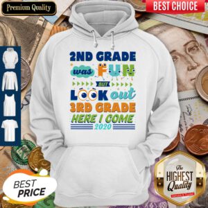 2nd Grade Was Fun But Look Out 3rd Grade Here I Come 2020 Hoodie