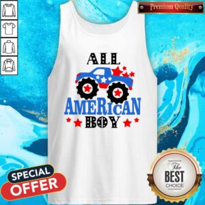 Awesome All American Boy Independence Day Tank Top