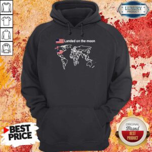 Awesome America Landed On The Moon Hoodie