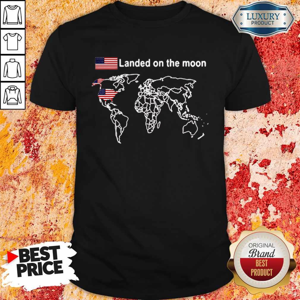 Awesome America Landed On The Moon Shirt