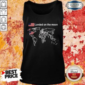 Awesome America Landed On The Moon Tank Top