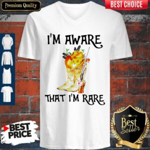 Awesome Boots I'm Aware That I'm Rare V-neck