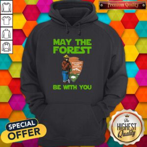 Awesome Farmer Bear May The Forest Be With You Hoodie