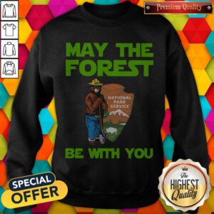 Awesome Farmer Bear May The Forest Be With You Sweatshirt