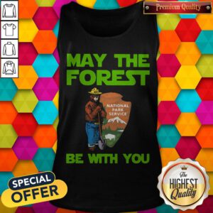 Awesome Farmer Bear May The Forest Be With You Tank Top