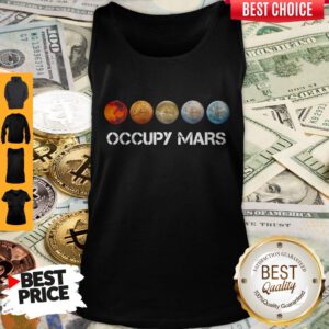 Awesome Five Occupy Mars Nasa SpaceX Tank Top