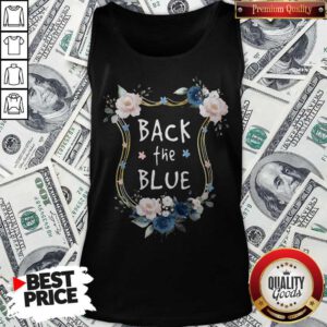 Awesome Flower Back The Blue Tank Top