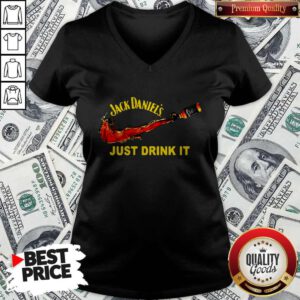 Awesome Jack Daniel’s Just Drink It V-neck