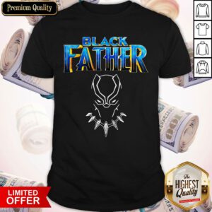 Awesome Marvel Avengers Black Panther Black Father Shirt