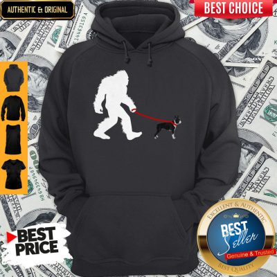 Bigfoot French Bulldog Walking Hoodie