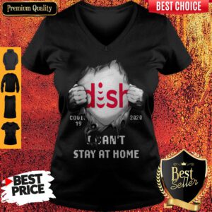 Blood Inside Me Dish COVID-19 2020 I Can’t Stay At Home V-neck