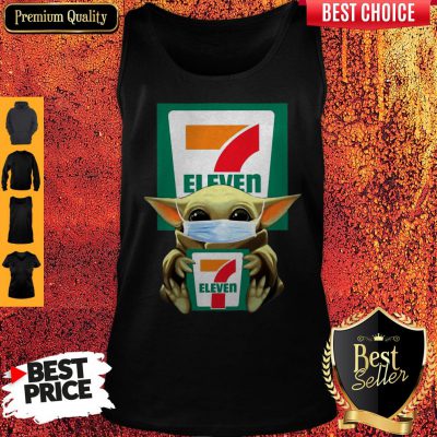 Cute Baby Yoda Face Mask Hug 7 Eleven Tank Top