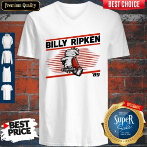 Cute Billy Ripken Censored V-neck