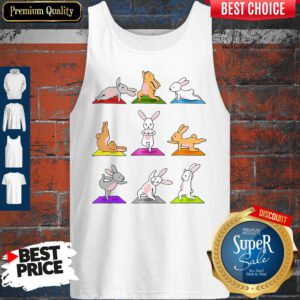 Cute Bunnies Yoga Funny Tank Top