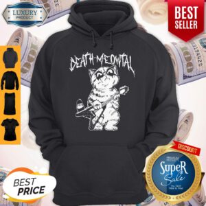 Cute Death Meowtal Death Metal Hoodie