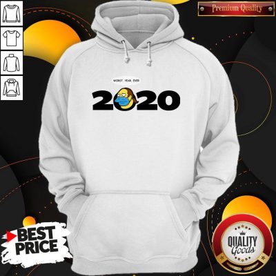 Cute Jeff Albertson Face Mask Worst Year Ever 2020 Hoodie