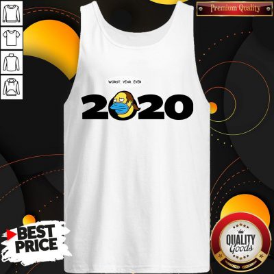 Cute Jeff Albertson Face Mask Worst Year Ever 2020 Tank Top