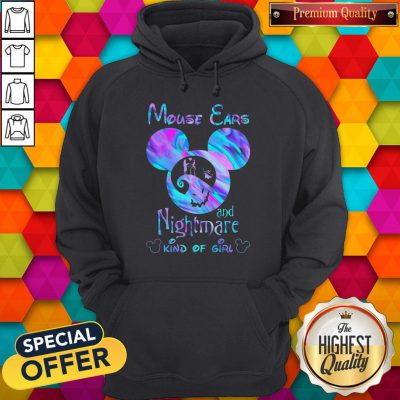 Cute Mickey Mouse Cars And Nightmare Kind Of Girl Hoodie