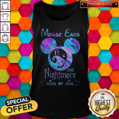 Cute Mickey Mouse Cars And Nightmare Kind Of Girl Tank Top
