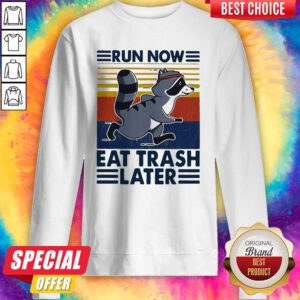 Cute Run Now Aet Trash Later Vintage Sweatshirt