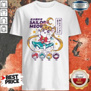 Cute Sailor Meow Sailor Moon Anime Shirt