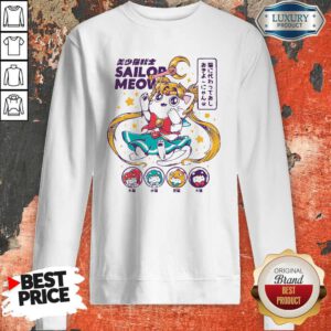 Cute Sailor Meow Sailor Moon Anime Sweatshirt