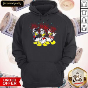 Donald Duck Happy The 4th Of July Merica American Flag Independence Day Hoodie