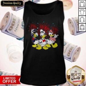 Donald Duck Happy The 4th Of July Merica American Flag Independence Day Tank Top